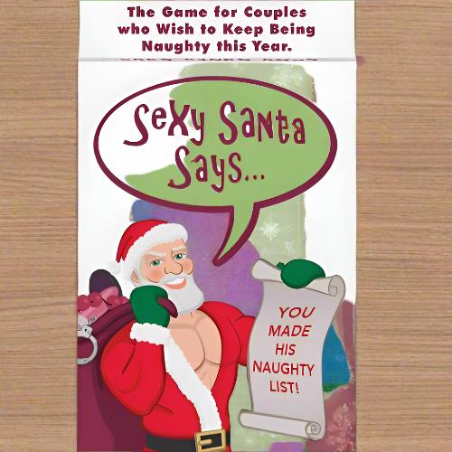 Cloud  9 Lingerie | Sexy Christmas Games & Gifts in Corpus Christi | SEXY SANTA SAYS CARD GAME FOR COUPLES