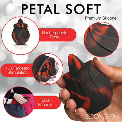 Cloud 9 Lingerie | Adult Toy Store for Loves | Bloomgasm Black Kiss 10X Rimming Clit Stimulator - Black