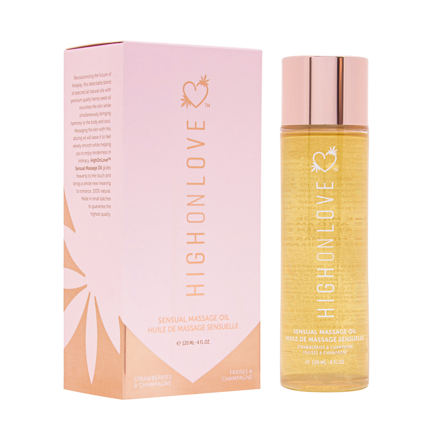 Sensual Massage Oil - Strawberries & Champagne