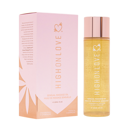 Sensual Massage Oil - Strawberries & Champagne