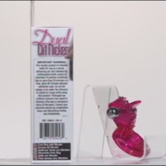 Cloud 9 Lingerie | Adult Toys in Corpus Christi | DUAL CLIT FLICKER VIBRATING COCK RING