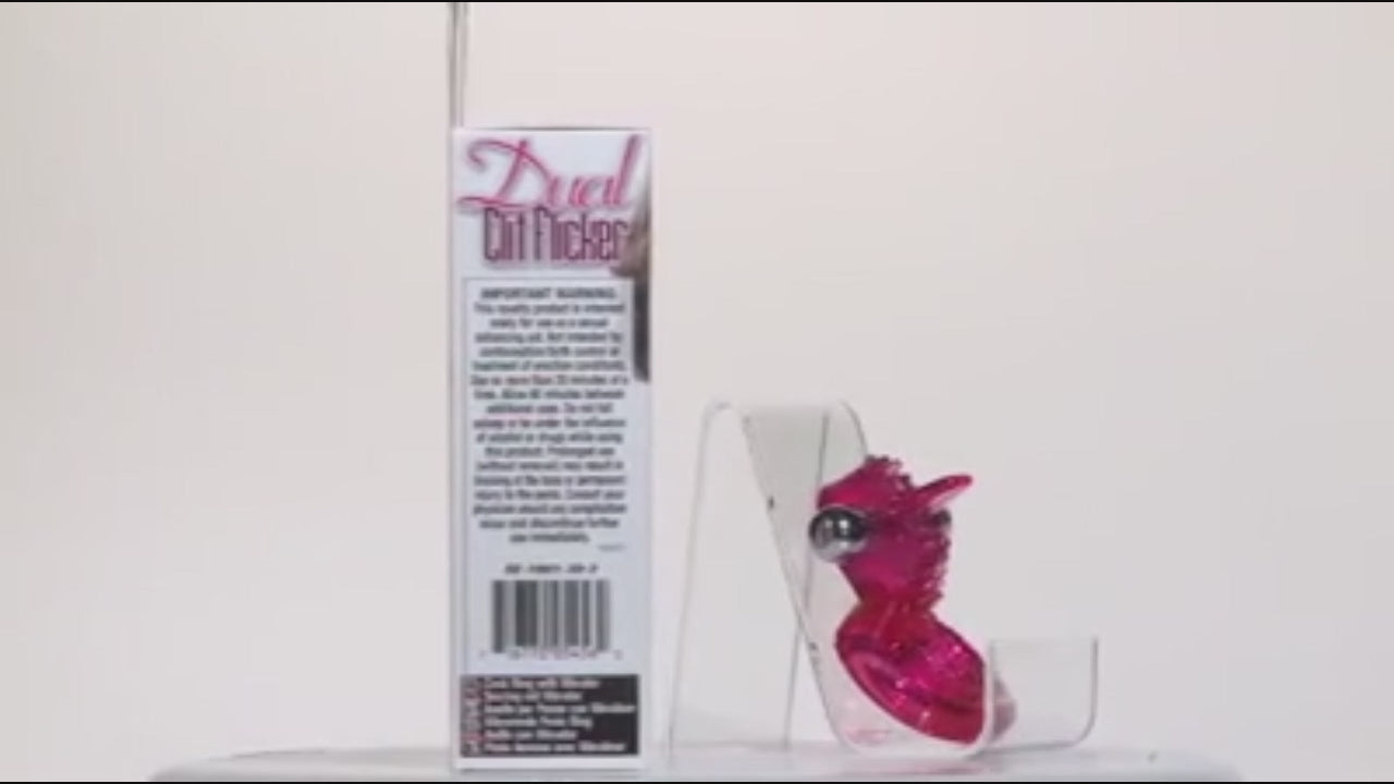 Cloud 9 Lingerie | Adult Toys in Corpus Christi | DUAL CLIT FLICKER VIBRATING COCK RING