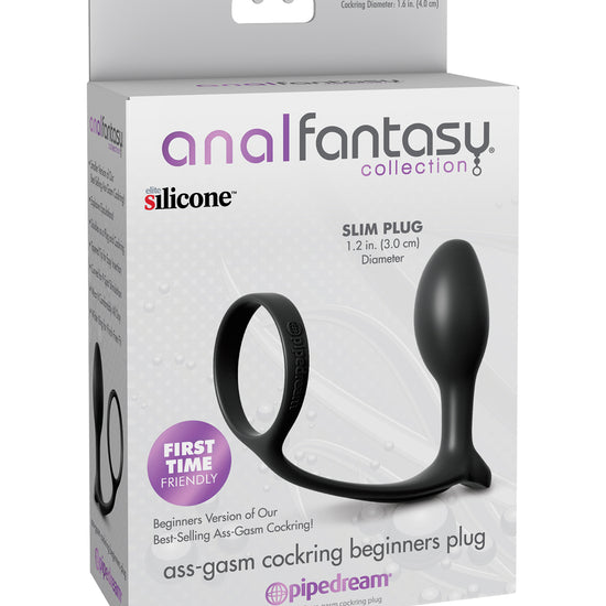 Cloud 9 Lingerie | Sex Toys for Men in Corpus Christi | ANAL FANTASY ASS GASM VIBRATING PLUG WITH COCKRING